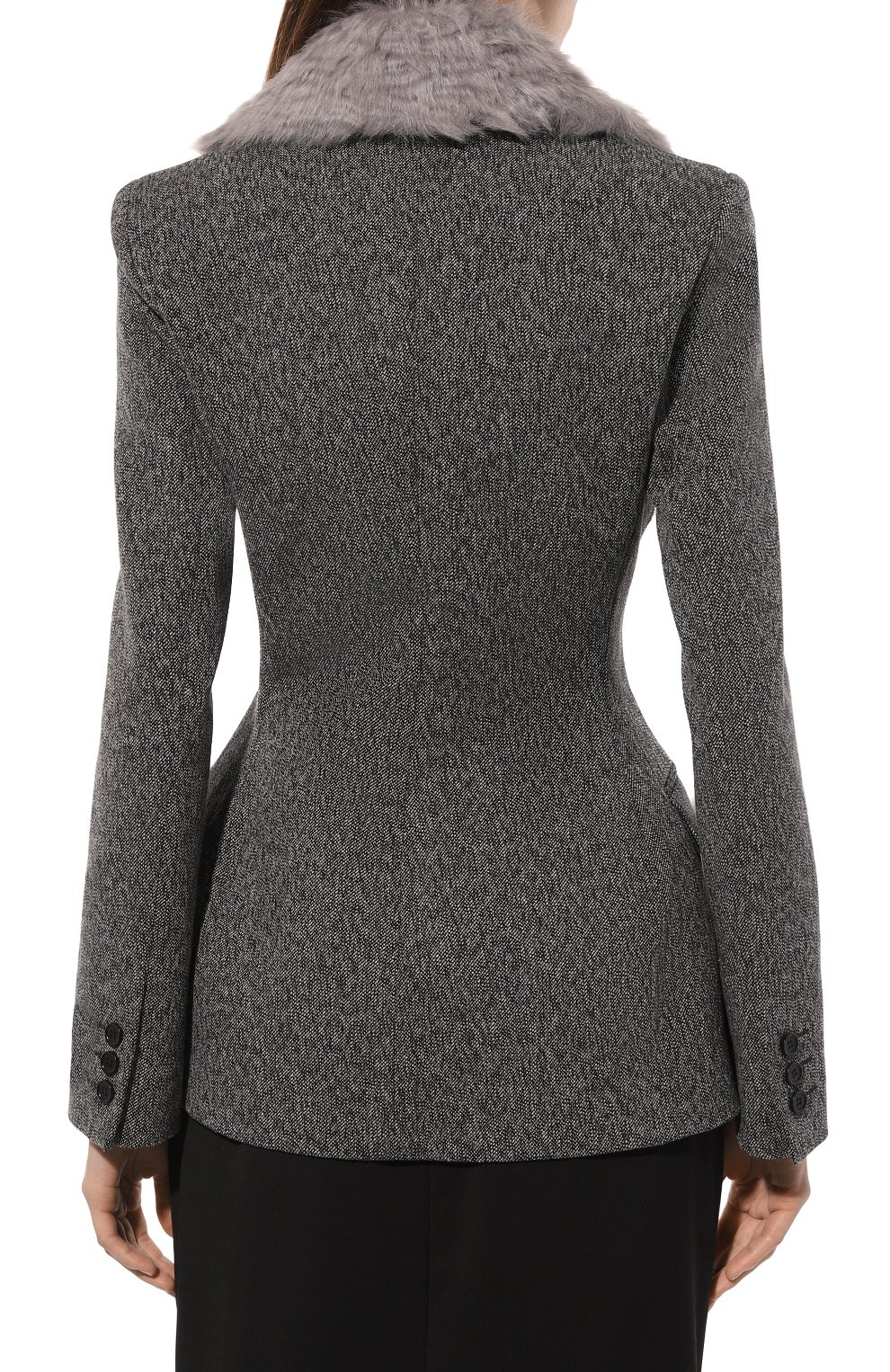 Жакет из хлопка и шерсти MSGM, арт. 3742MDG06X/247806, фото 4