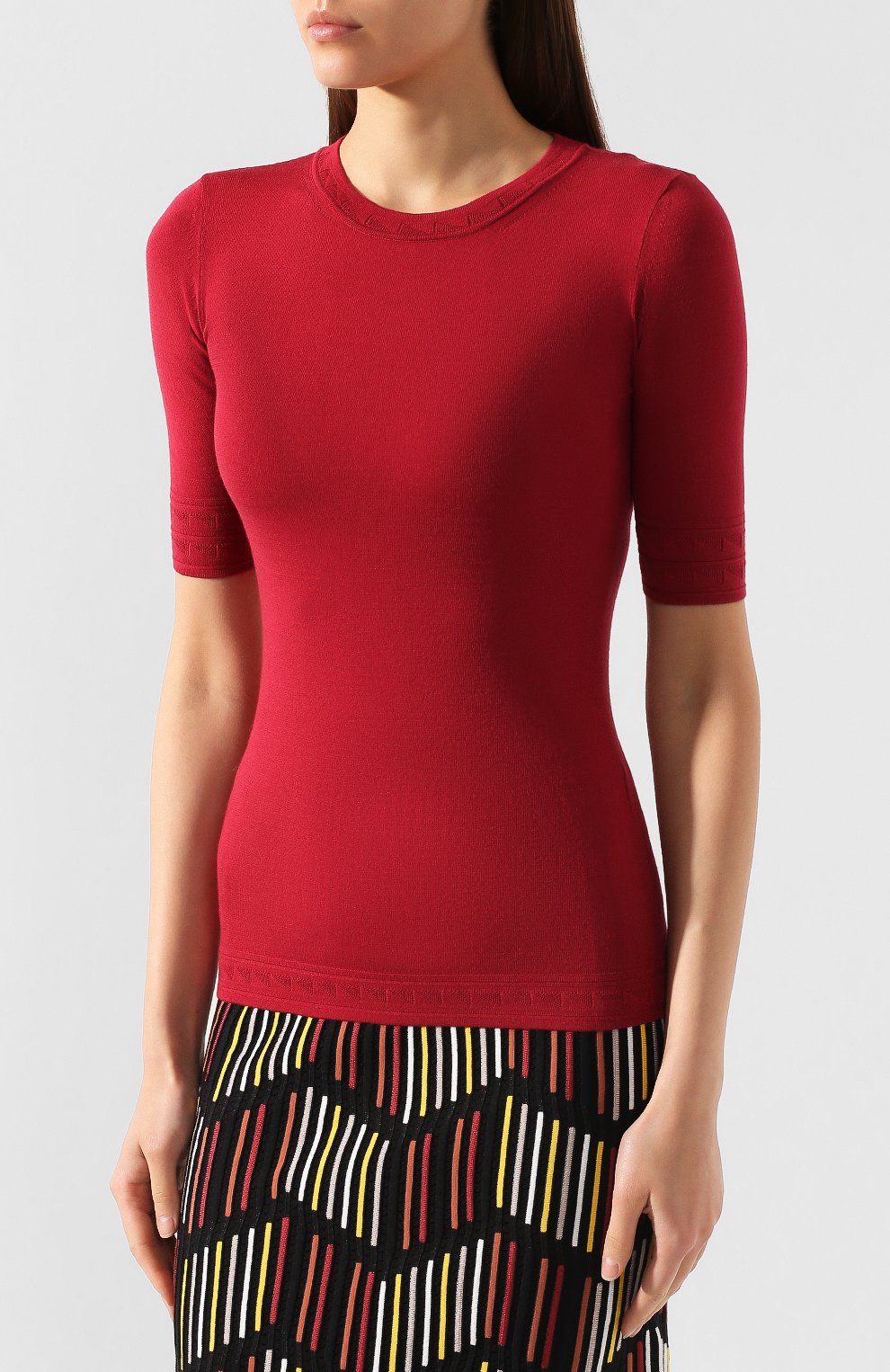 Топ из вискозы M MISSONI красного цвета по цене 23150 руб., арт. 2DN00089/2K001P, фото 3 Топ из вискозы M MISSONI, арт. 2DN00089/2K001P, фото 3