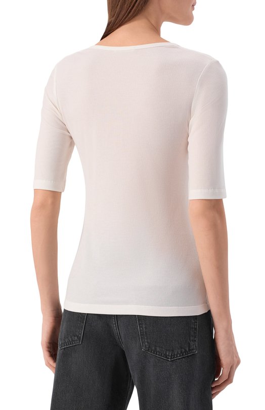 Топ из лиоцелла и шерсти 12 STOREEZ 136709 Кремовый  136709 Фото 4