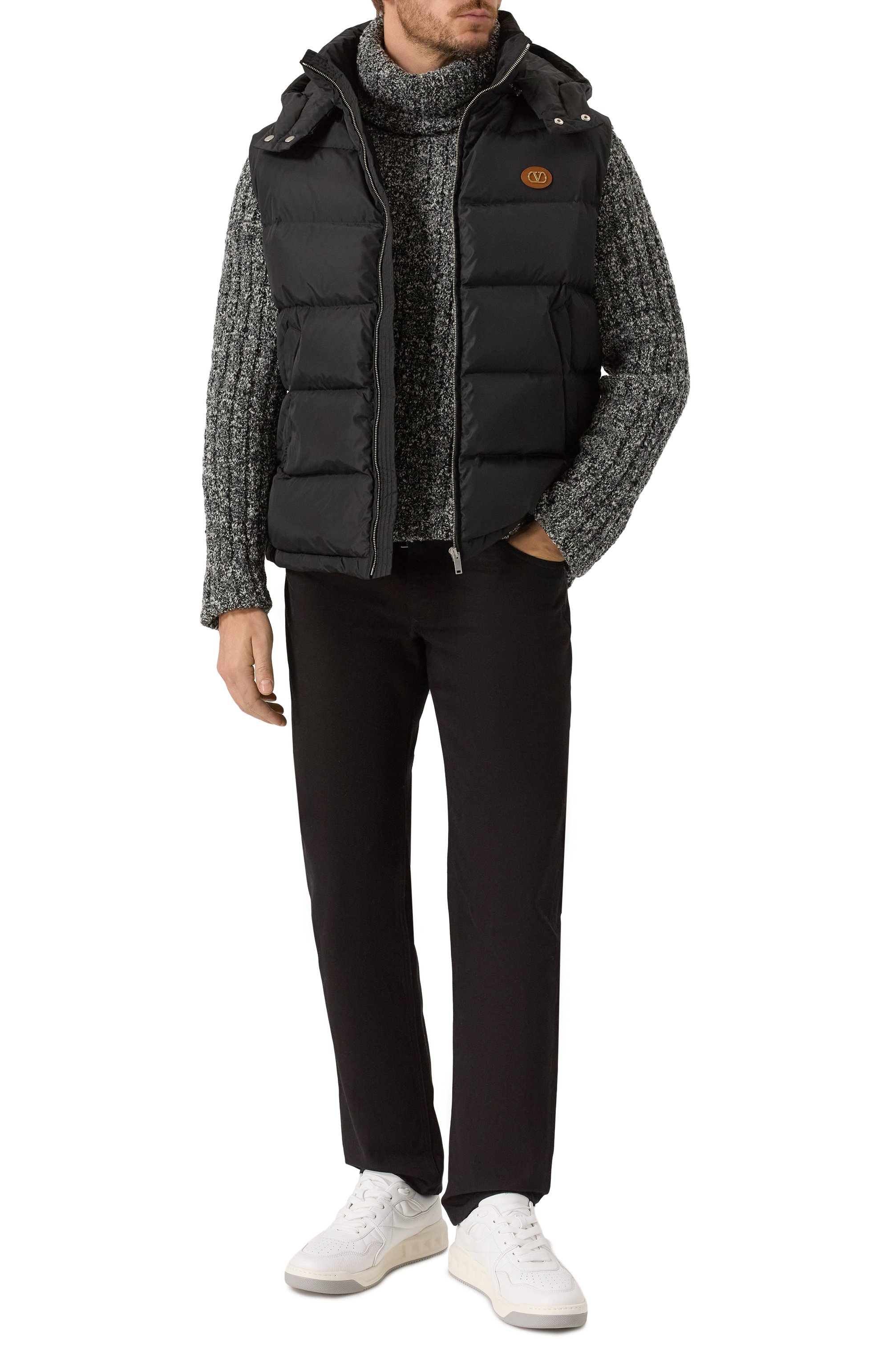 Пуховый жилет VALENTINO, арт. 7V3CQA40/6FN, фото 2