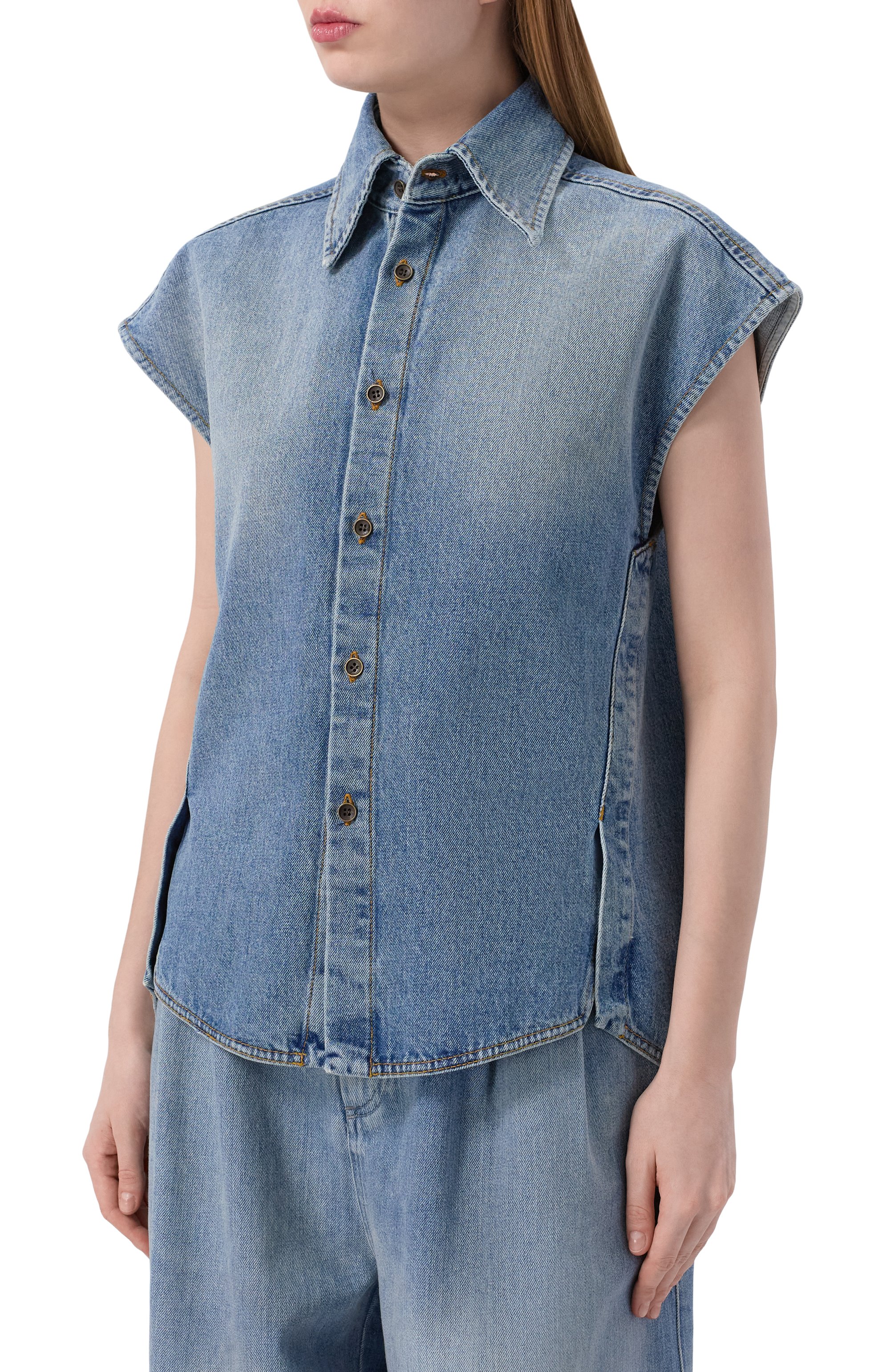 Джинсовая рубашка PETAR PETROV, арт. S26DB9, фото 3