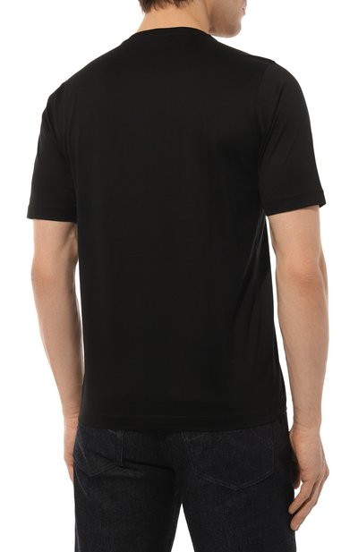 Хлопковая футболка ZILLI, арт. MBZ-NT580-LE0N1/MC01, фото 4