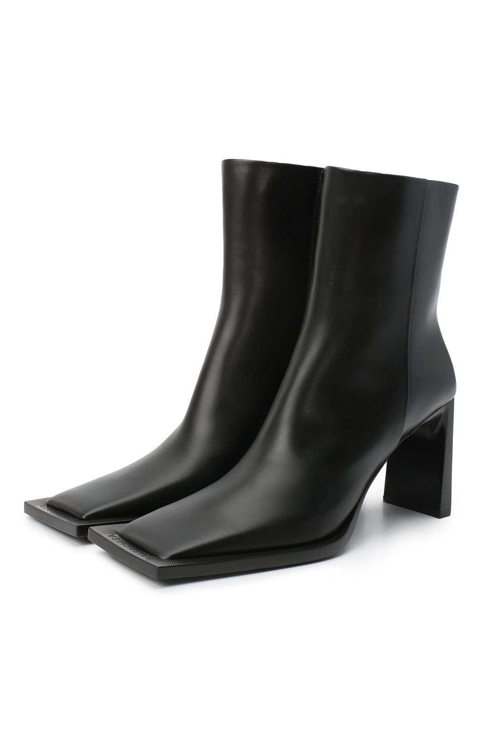 Кожаные ботильоны flat 90 BALENCIAGA, арт. 636632/WB980, фото 1