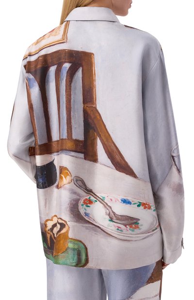 Шелковая рубашка NANUSHKA, арт. NU25SSTP37850, фото 4