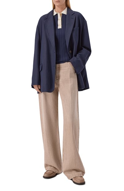 Жакет из вискозы и льна BRUNELLO CUCINELLI, арт. MH1267273, фото 2