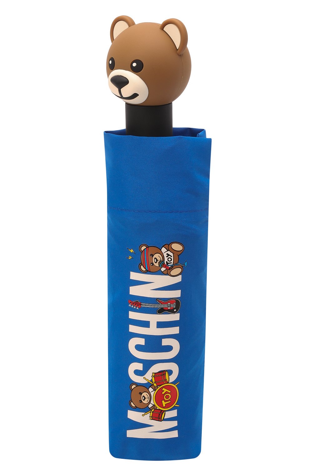 Складной зонт MOSCHINO синего цвета по цене 9570 руб., арт. 8031-0PENCL0SE, фото 5 Складной зонт MOSCHINO, арт. 8031-0PENCL0SE, фото 5