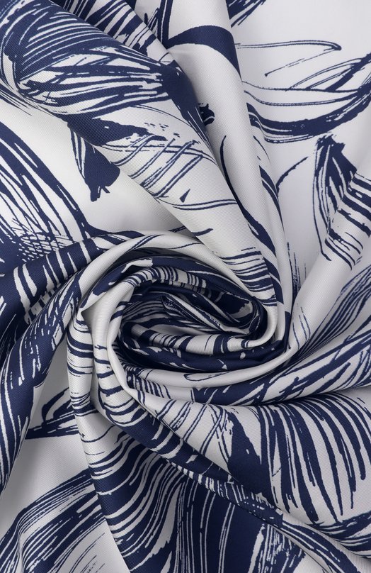 Шелковый платок Kiton D53754K0953H10 Синий  D53754K0953H10 Фото 3