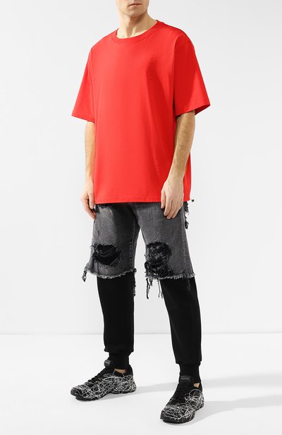 Комбинированные кроссовки PREMIATA черно-белого цвета по цене 47200 руб., арт. 31416/VAR.06, фото 2 Комбинированные кроссовки PREMIATA, арт. 31416/VAR.06, фото 2