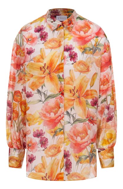 Женская блузка из хлопка и шелка YVON, арт. 0 160809