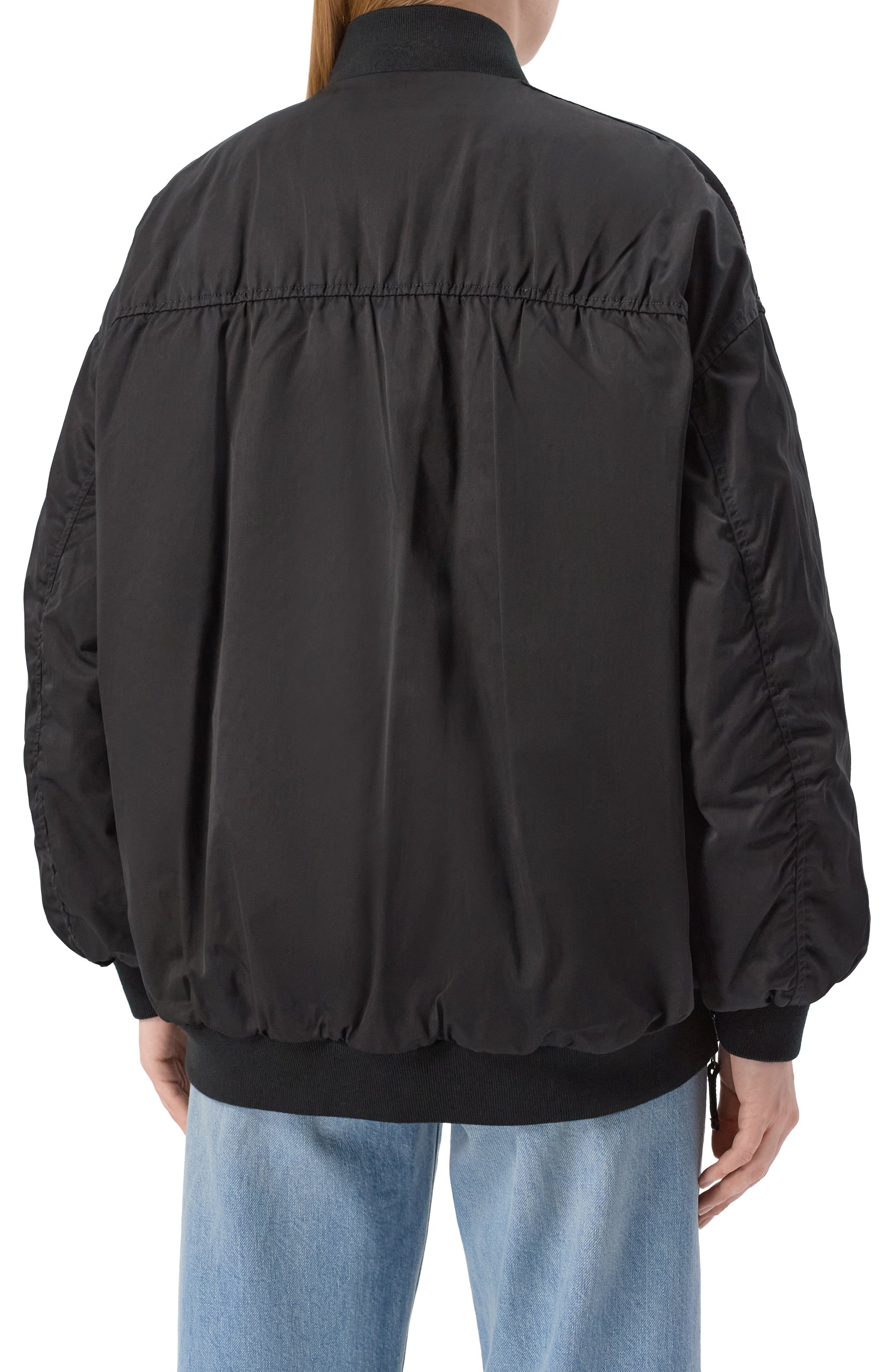 Двусторонний пуховый бомбер PARAJUMPERS черного цвета по цене 88000 руб., арт. 25WMPWJKIN32, фото 4 Двусторонний пуховый бомбер PARAJUMPERS, арт. 25WMPWJKIN32, фото 4