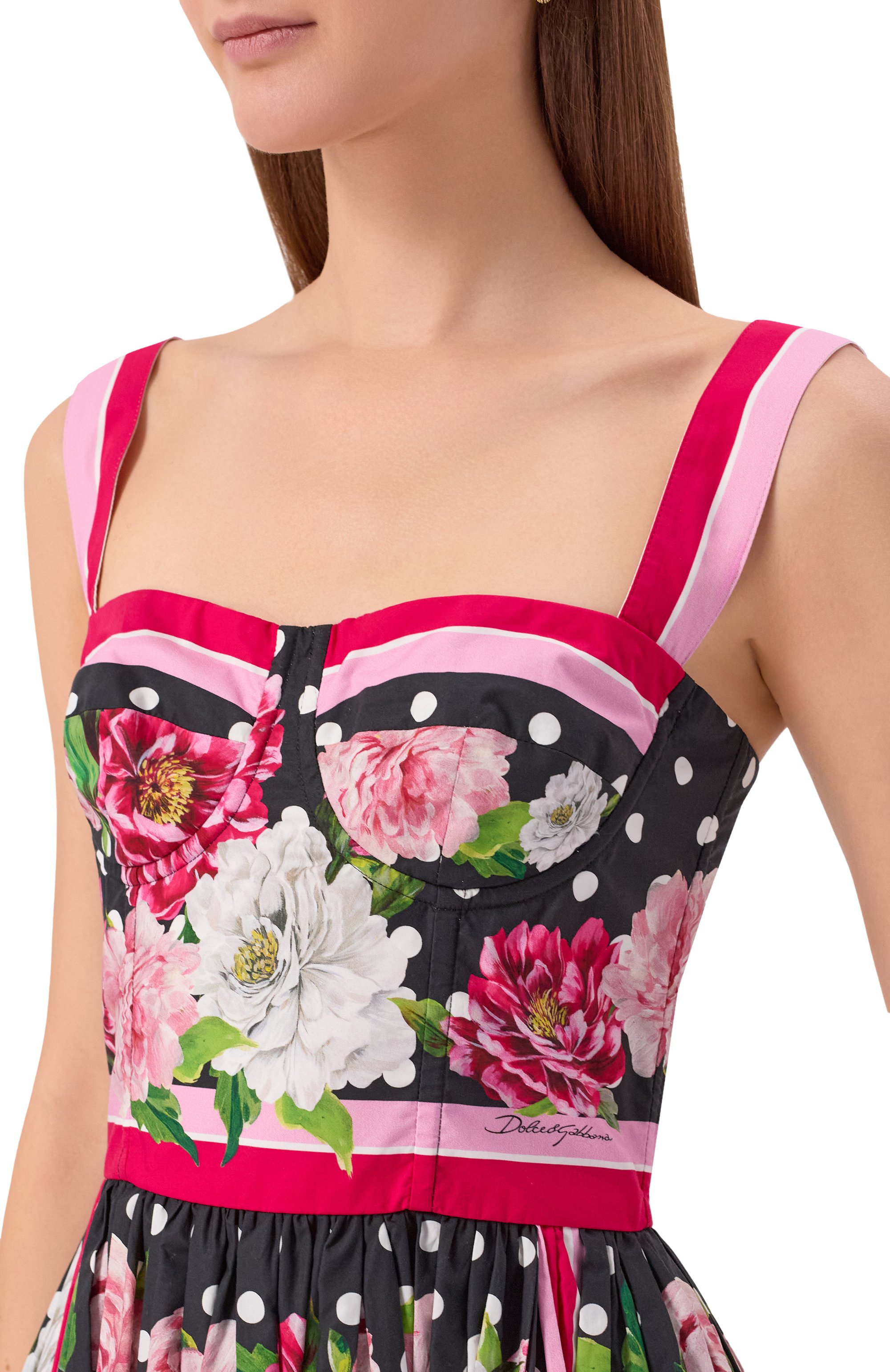 Хлопковое платье DOLCE & GABBANA, арт. I6JP3W/HH5ER, фото 5