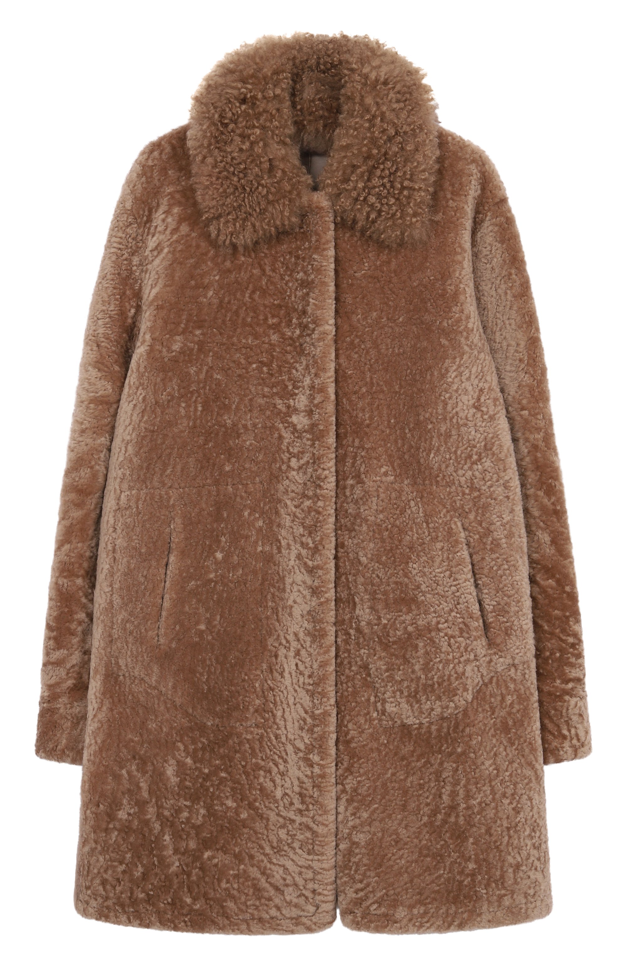 Шуба из овчины MANZONI24, арт. 25MB1115-S23NCFE, фото 1