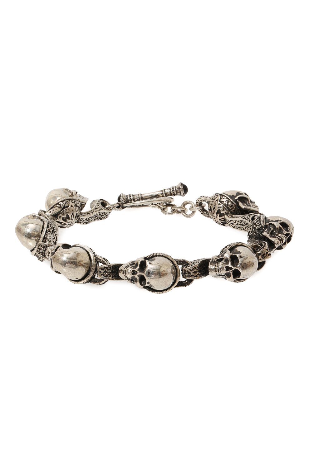 Браслет funny skulls GL JEWELRY серебряного цвета по цене 67100 руб., арт. M400011-S97-01, фото 1 Браслет funny skulls GL JEWELRY, арт. M400011-S97-01, фото 1