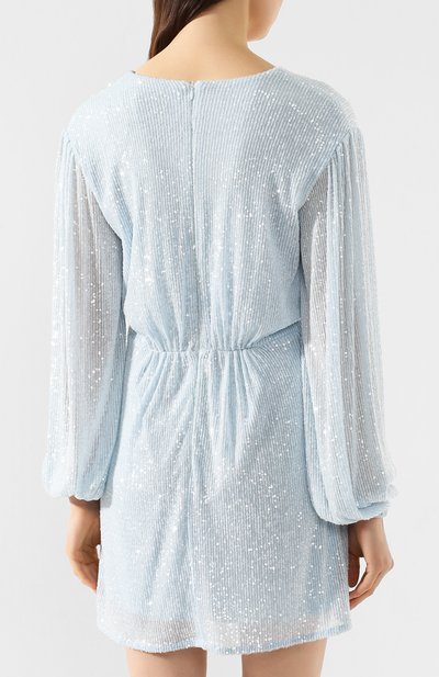 Платье с пайетками IN THE MOOD FOR LOVE голубого цвета по цене 51300 руб., арт. Y0UNG DRESS, фото 4 Платье с пайетками IN THE MOOD FOR LOVE, арт. Y0UNG DRESS, фото 4