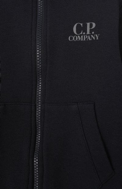 Комплект из толстовки и брюк C.P. COMPANY темно-синего цвета по цене 33300 руб., арт. CMK007/LCA69_001, фото 4 Комплект из толстовки и брюк C.P. COMPANY, арт. CMK007/LCA69_001, фото 4