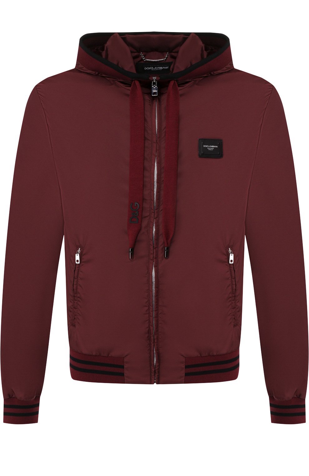 Бомбер на молнии с капюшоном DOLCE & GABBANA, арт. G9LH0T/FUMQG, фото 1