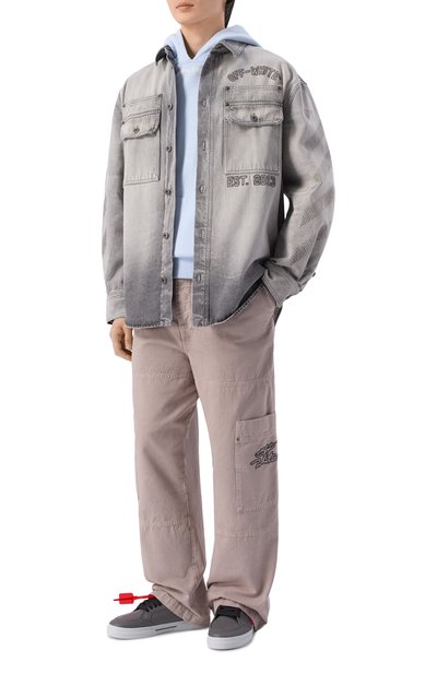 Хлопковое худи PALM ANGELS, арт. PMBB036S26FLE001, фото 2