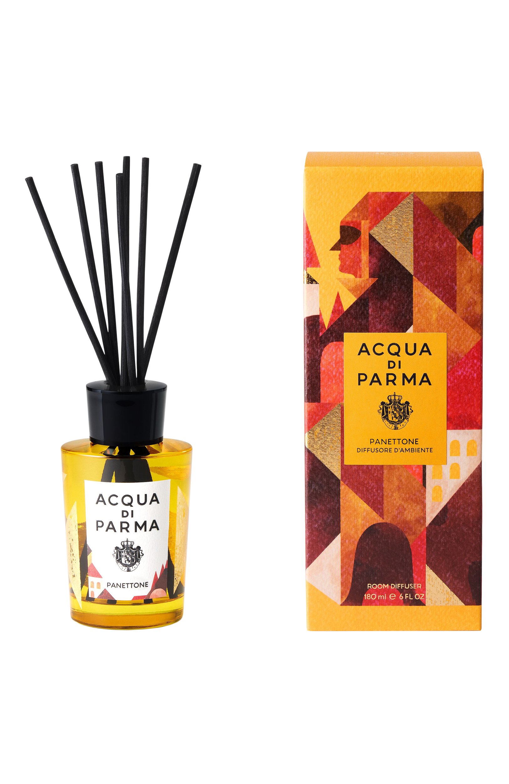 Диффузор torrone holiday 2026 (180ml) ACQUA DI PARMA бесцветного цвета по цене 11500 руб., арт. ADP083806, фото 2 Диффузор torrone holiday 2026 (180ml) ACQUA DI PARMA, арт. ADP083806, фото 2