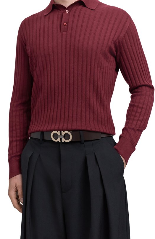 Двусторонний ремень Ferragamo 670391/785 Коричневый  670391/785 Фото 2