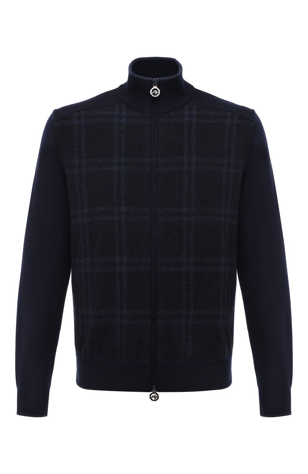 Кардиган из кашемира и шерсти STEFANO RICCI темно-синего цвета по цене 439500 руб., арт. KJ06875R31/J23405, фото 1 Кардиган из кашемира и шерсти STEFANO RICCI, арт. KJ06875R31/J23405, фото 1