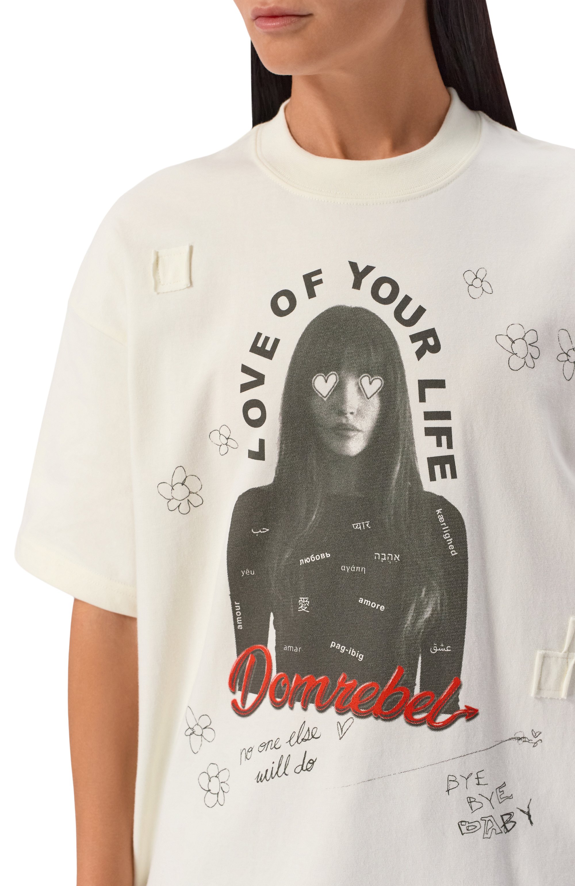 Хлопковая футболка DOMREBEL, арт. Y0UR L0VE T-SHIRT, фото 5