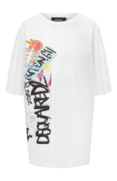 Женская хлопковая футболка DSQUARED2, арт. S75GD0247/S23009