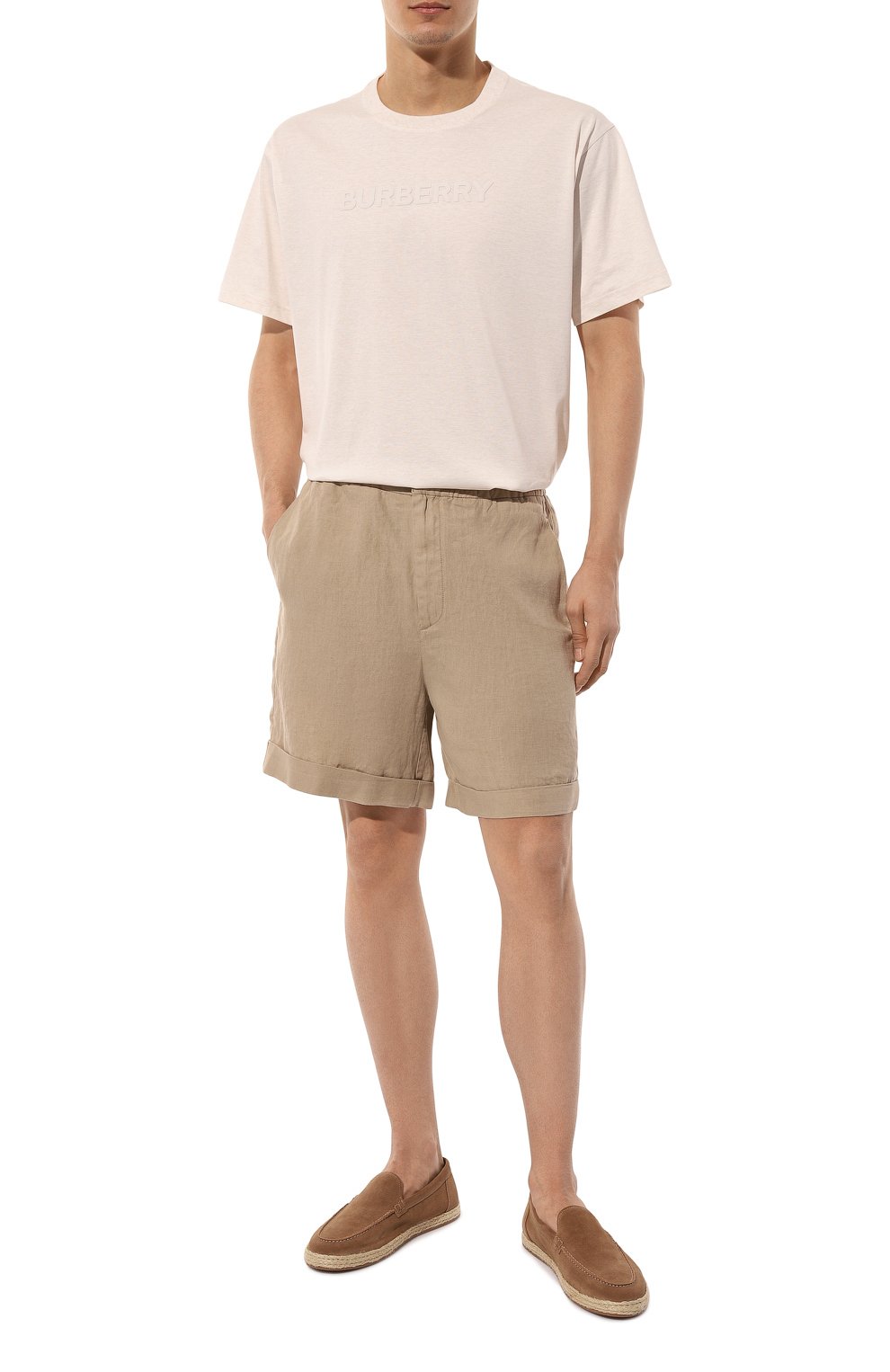 Хлопковая футболка BURBERRY, арт. 8068709, фото 2