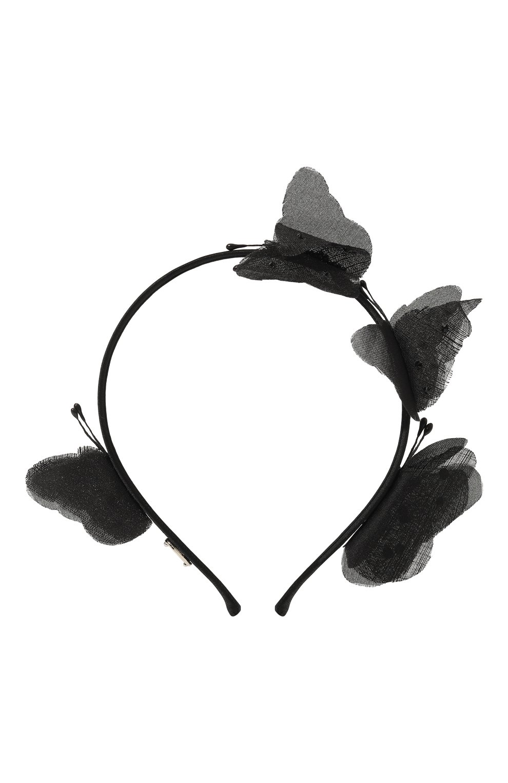 Ободок для волос PANFIL черного цвета по цене 23000 руб., арт. 0-s-BND-BUT, фото 1 Ободок для волос PANFIL, арт. 0-s-BND-BUT, фото 1