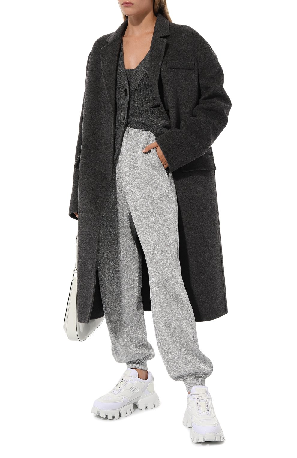 Джоггеры из кашемира и вискозы PRADA, арт. 22236-1Z8G-F0118-221, фото 2