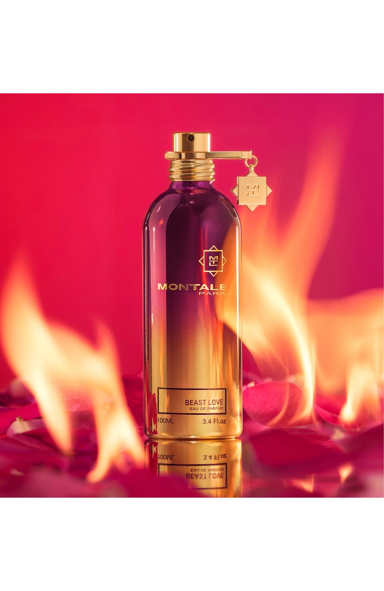 Парфюмерная вода beast love (100ml) MONTALE бесцветного цвета, арт. 3760260458955 | Фото 2 (Нос: Не проставлено; Тип продукта - парфюмерия: Парфюмерная вода; Региональные ограничения белый список (Axapta Mercury): Не проставлено; Ограничения доставки: flammable)
