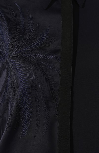 Блузка прямого кроя VICTORIA, VICTORIA BECKHAM, арт. SHVV 133 PSS19 SATIN CREPE/EMB, фото 5