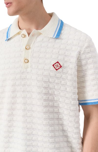 Хлопковое поло CASABLANCA, арт. MPF25-KW-999-01, фото 5