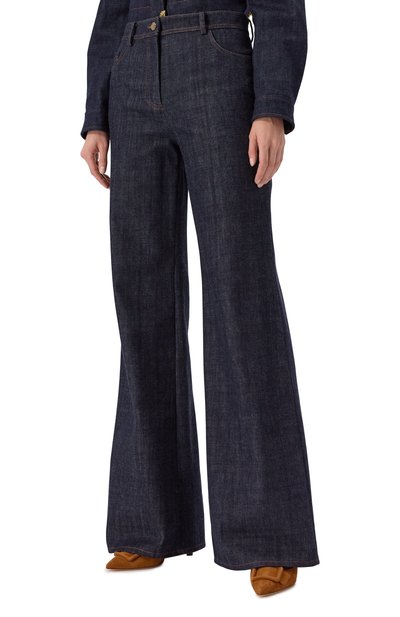 Джинсы ELIE SAAB синего цвета по цене 150500 руб., арт. P0054, фото 3 Джинсы ELIE SAAB, арт. P0054, фото 3