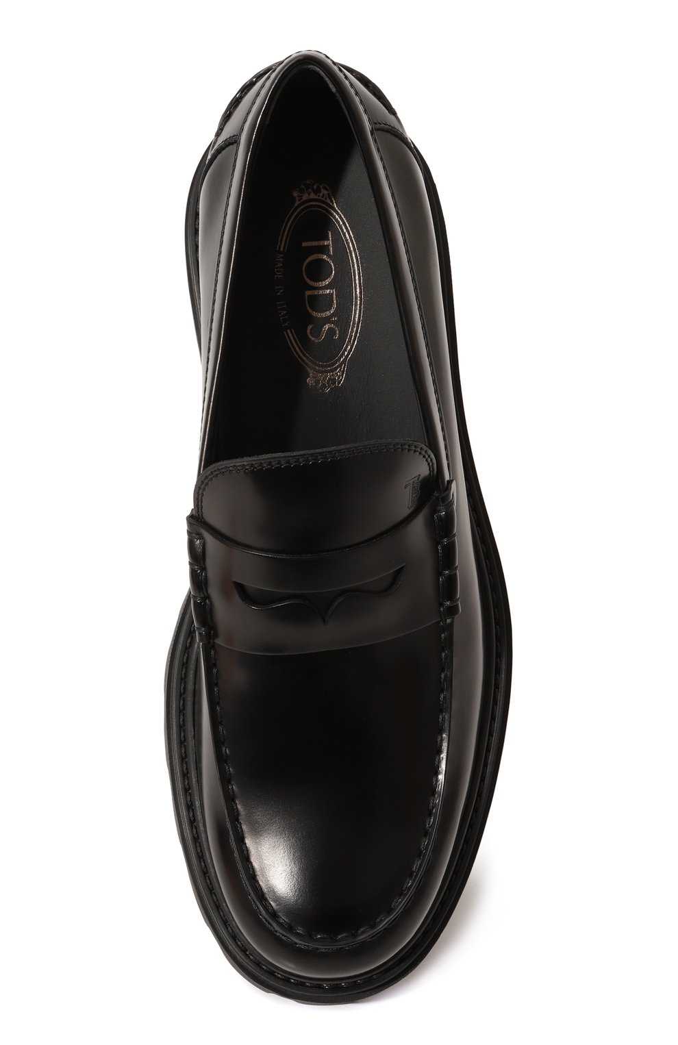 Кожаные пенни-лоферы TOD’S, арт. XXM08J00640AKT, фото 6