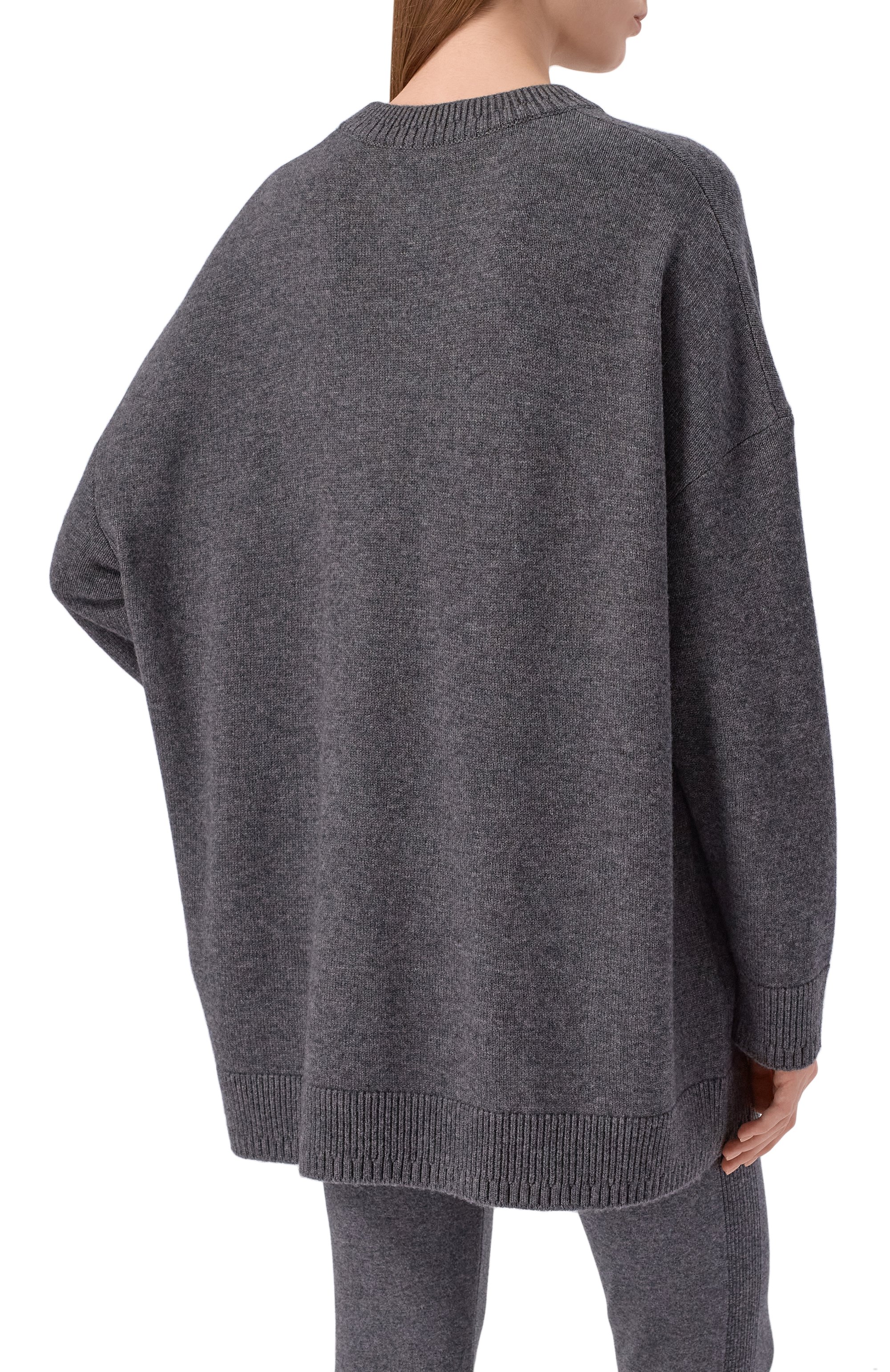 Свитер из шерсти и кашемира FREEAGE серого цвета по цене 47960 руб., арт. W26.JM157.2030.991, фото 4 Свитер из шерсти и кашемира FREEAGE, арт. W26.JM157.2030.991, фото 4