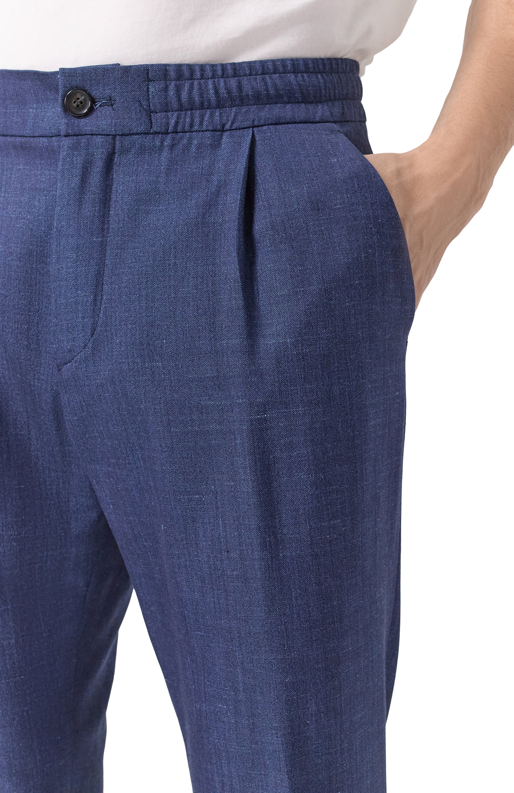 Брюки из шерсти и шелка PAUL&SHARK, арт. 25414073, фото 5