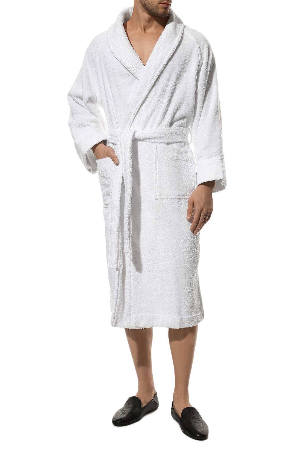 Халат unito FRETTE белого цвета по цене 29400 руб., арт. FR4645 D2060 G02X, фото 2 Халат unito FRETTE, арт. FR4645 D2060 G02X, фото 2