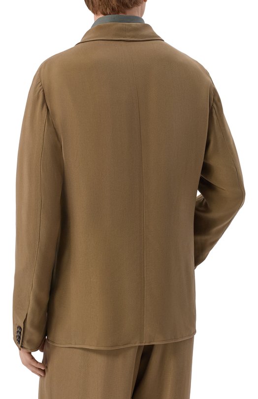 Однобортный пиджак Giorgio Armani GM003427/TE10069 Коричневый  GM003427/TE10069 Фото 4
