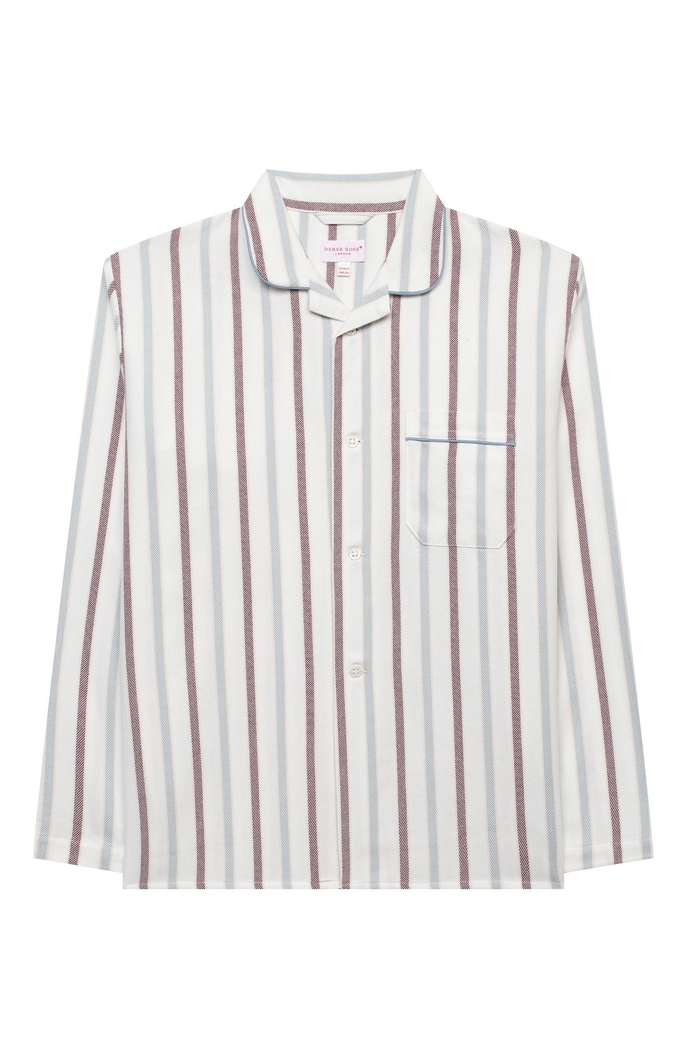 Хлопковая пижама DEREK ROSE разноцветного цвета по цене 19650 руб., арт. 7025-KELB013/3-12, фото 2 Хлопковая пижама DEREK ROSE, арт. 7025-KELB013/3-12, фото 2