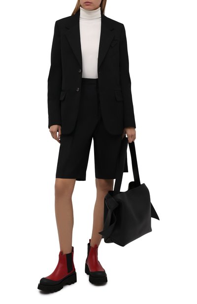 Кожаные ботинки celine PALOMA BARCELO красного цвета по цене 31900 руб., арт. CELINE NAPAS0FT, фото 2 Кожаные ботинки celine PALOMA BARCELO, арт. CELINE NAPAS0FT, фото 2