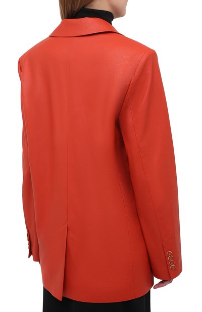 Жакет из экокожи LESYANEBO красного цвета по цене 58000 руб., арт. FW20/Н-468/VL, фото 4 Жакет из экокожи LESYANEBO, арт. FW20/Н-468/VL, фото 4