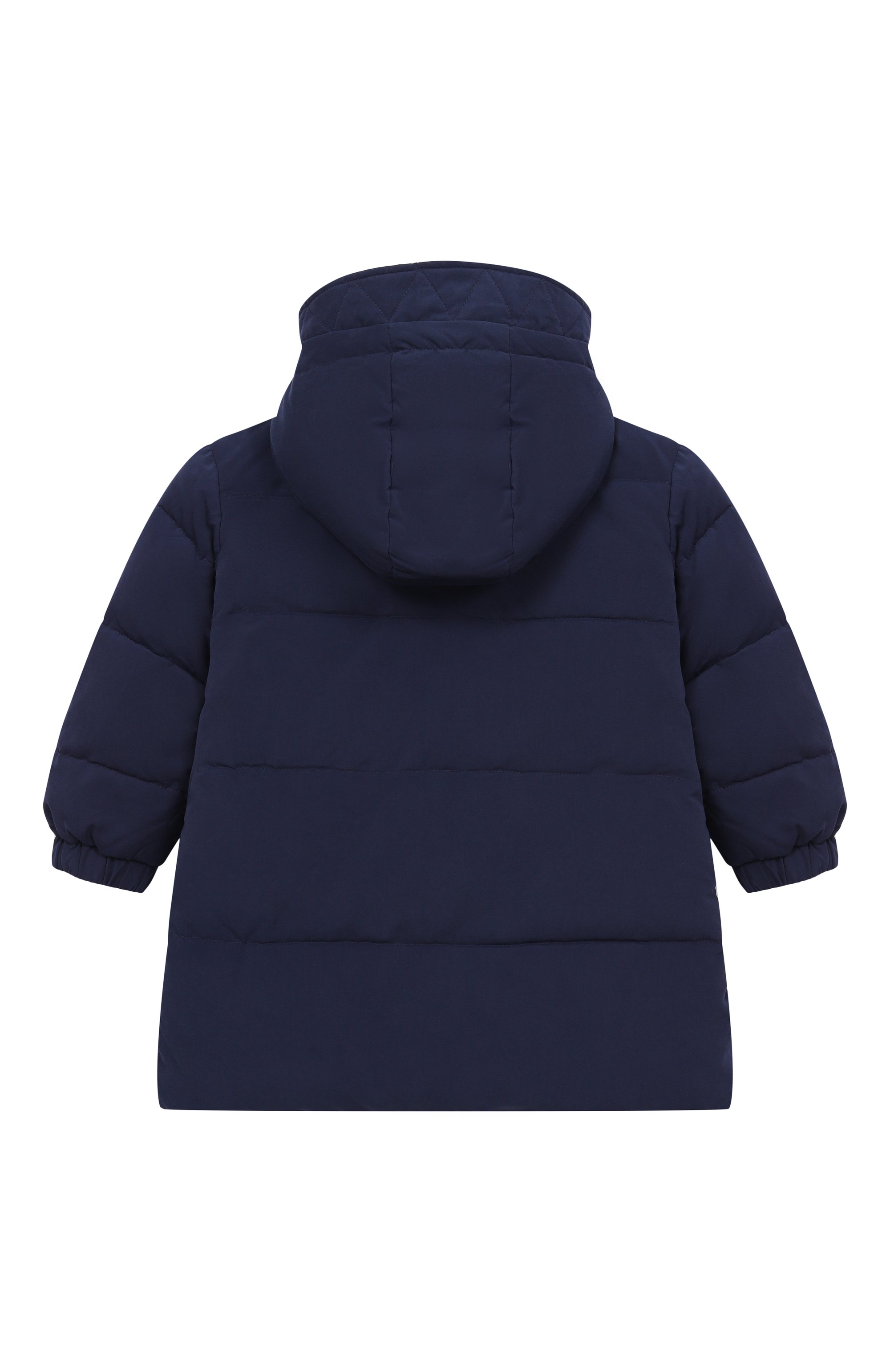 Утепленная куртка EMPORIO ARMANI темно-синего цвета по цене 42650 руб., арт. EB000511/AF13373, фото 2 Утепленная куртка EMPORIO ARMANI, арт. EB000511/AF13373, фото 2