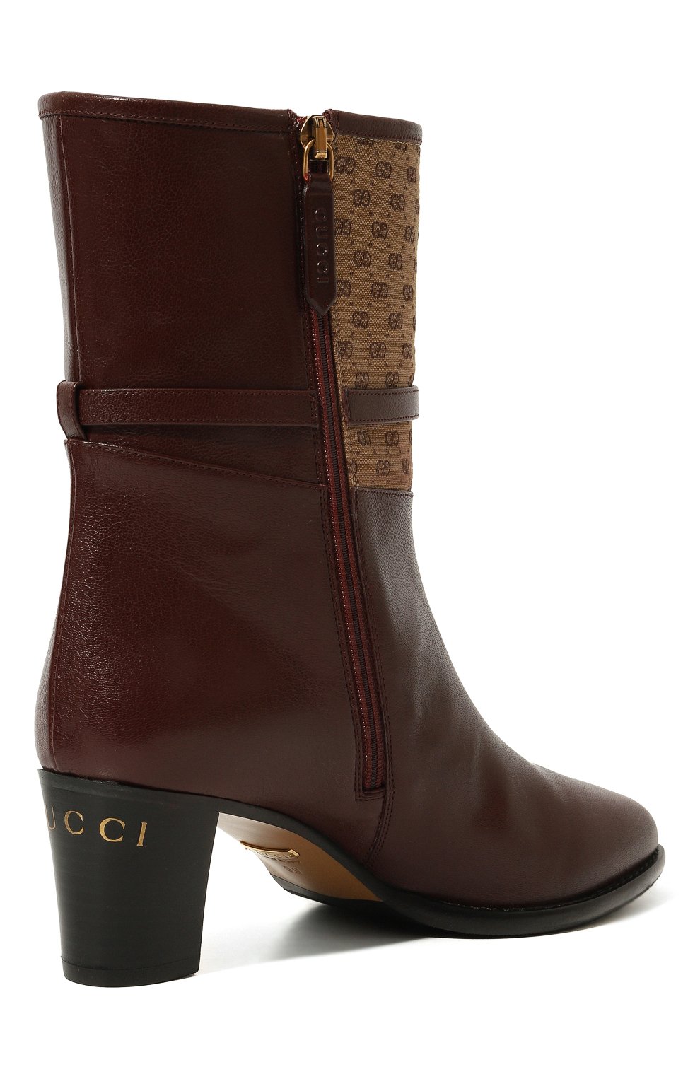 Кожаные ботильоны GUCCI, арт. 659927 1DON0, фото 5