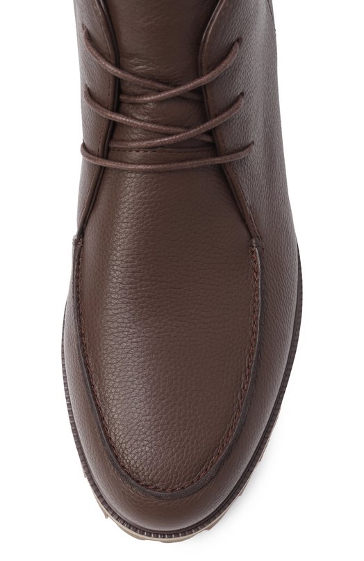 Кожаные ботинки 12 STOREEZ 133742 Коричневый  133742 Фото 6