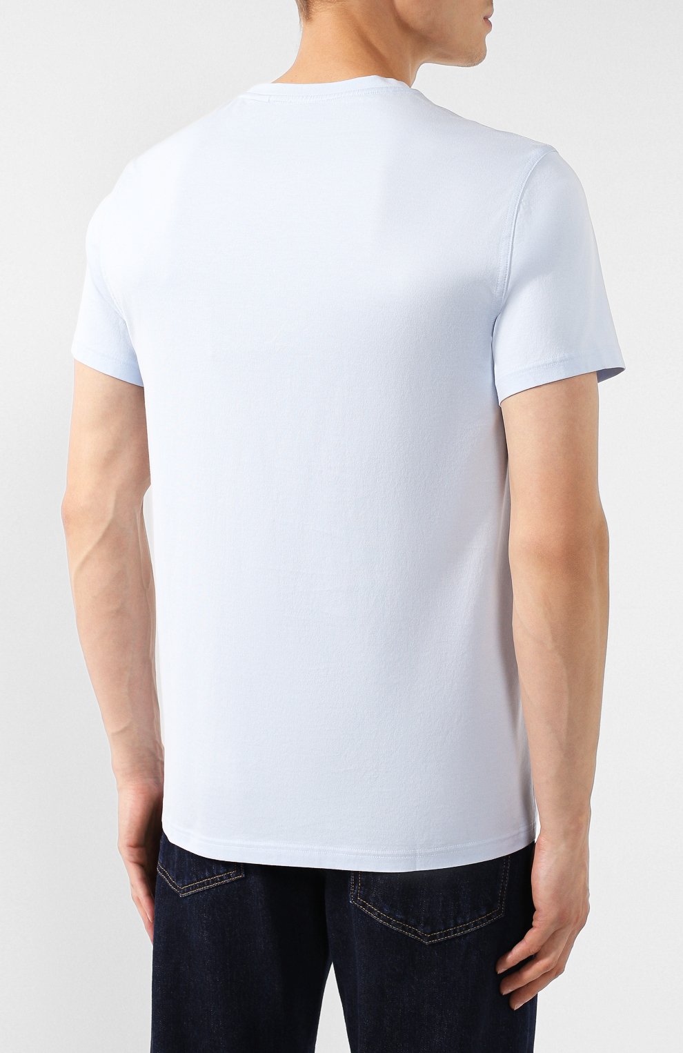 Хлопковая футболка BURBERRY, арт. 8014559, фото 4