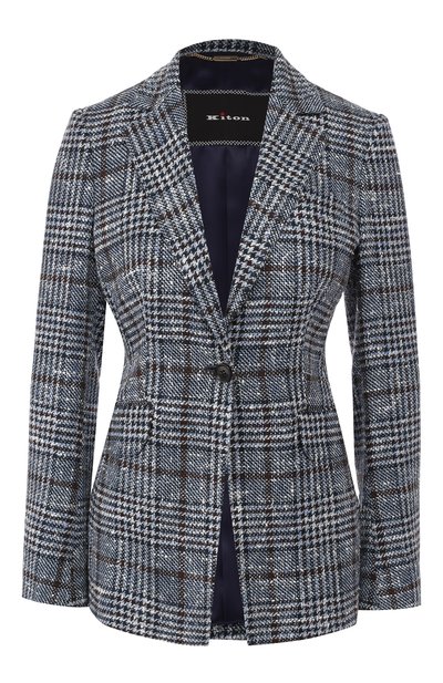 Женский жакет из смеси кашемира и шелка KITON, арт. D48522K01S58
