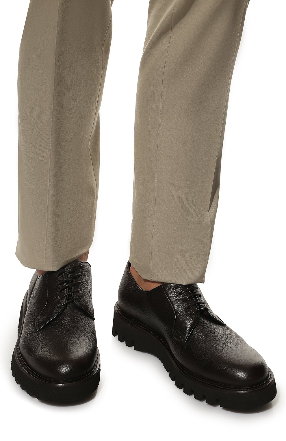 Кожаные дерби BLU BARRETT, арт. BASTIA-006.2/CERV0 ASP0RTABILE, фото 3