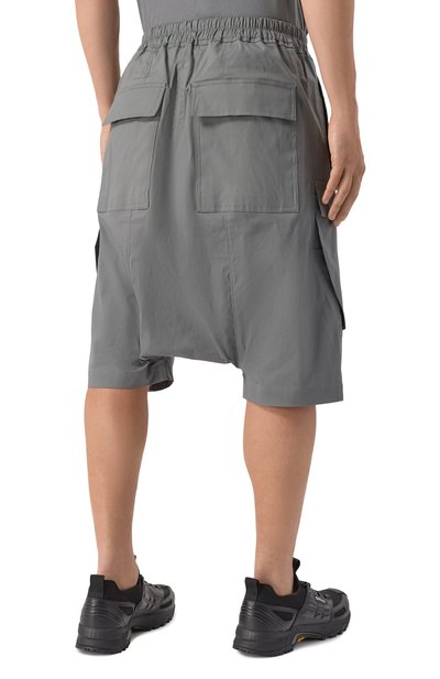 Хлопковые шорты RICK OWENS, арт. RU02E1389/TE, фото 4