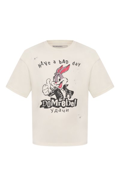 Мужская хлопковая футболка DOMREBEL, арт. M G00D LUCK/T-SHIRT