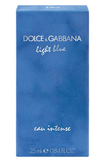 Парфюмерная вода light blue eau intense (25ml) DOLCE & GABBANA, арт. 8057971181339, фото 3